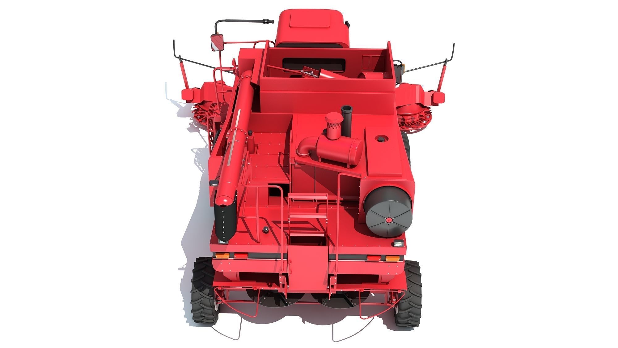 Combine Harvester 3D model_7
