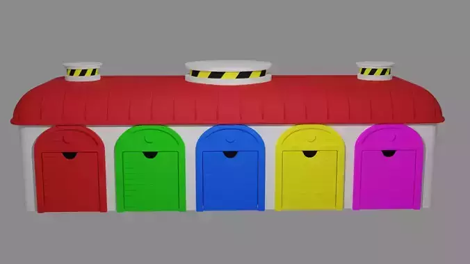 Garage Toy Free 3D model