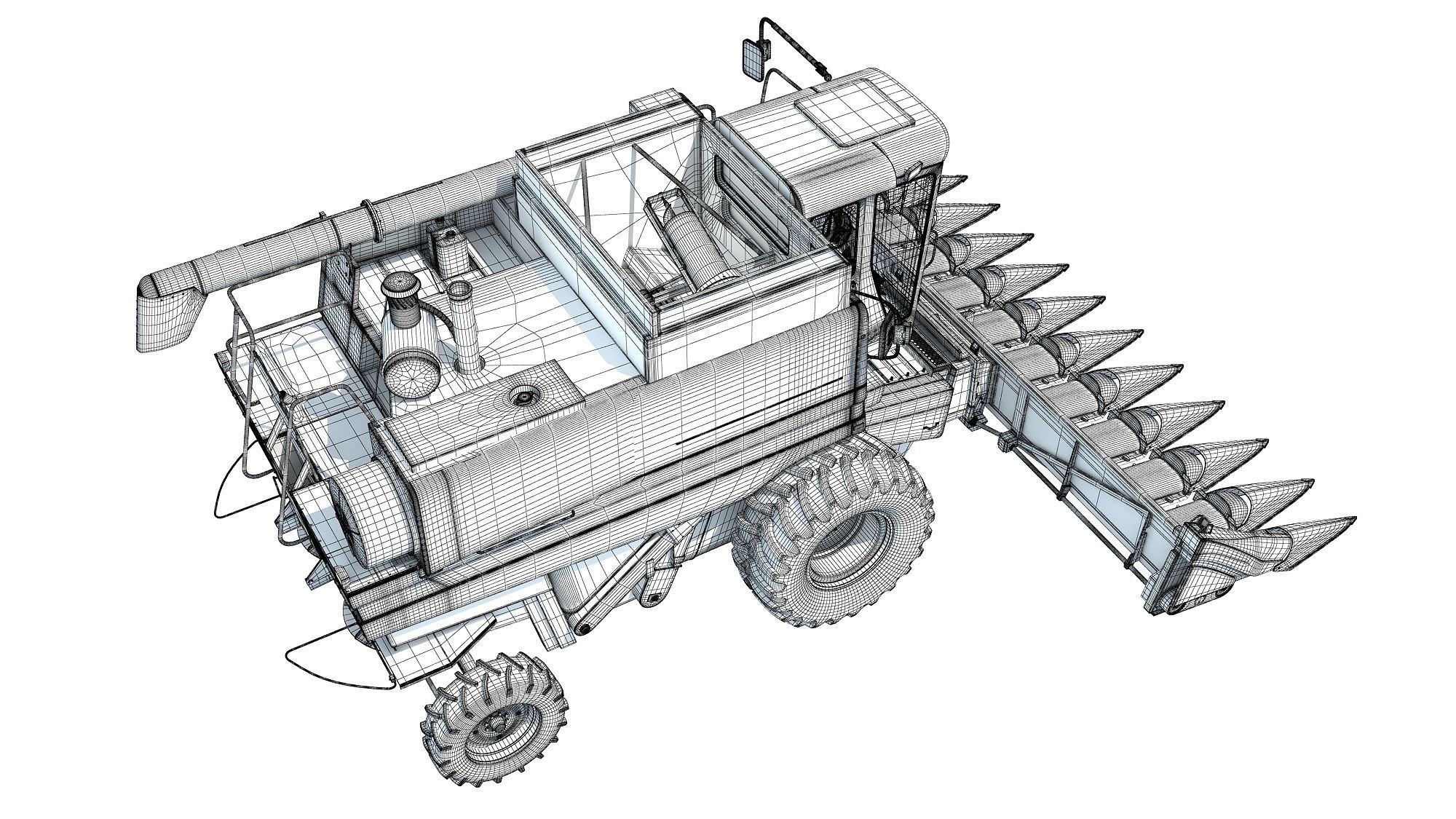 Harvester 3D Models 3D model_16