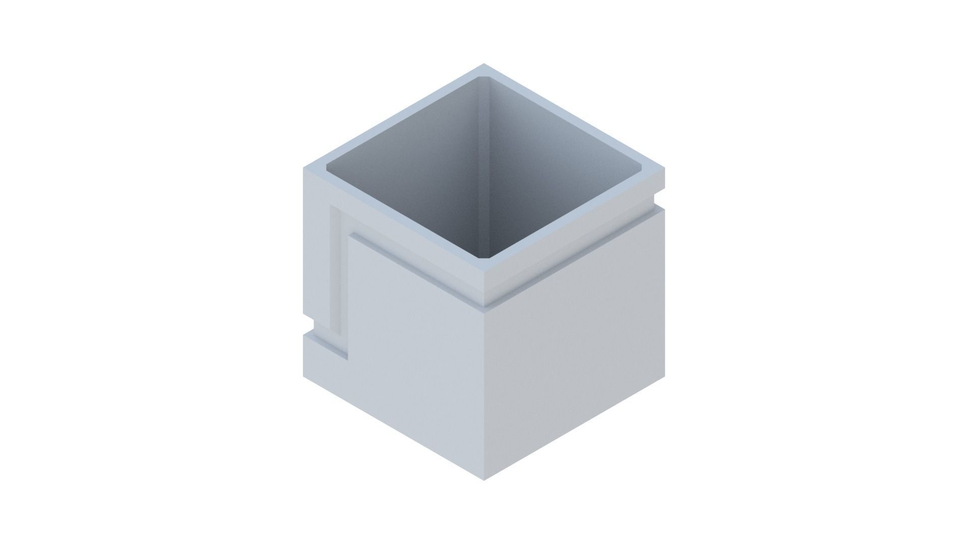 Flower Pot Set 3D print model_3
