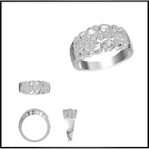 JCD Format White gold wedding rings jewelry jcd