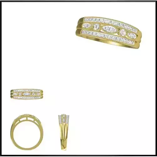 JCD Format White gold wedding rings jewellery design course