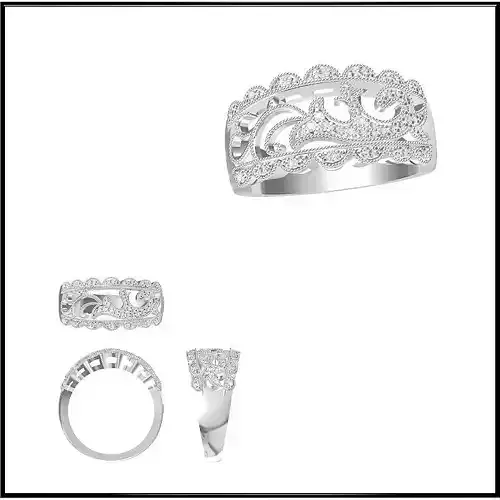 JCD Format White gold wedding rings jcd wedding ring design