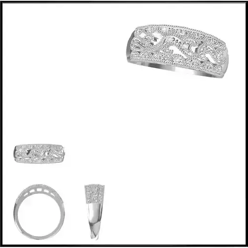 JCD Format White gold wedding rings jcd jewellery design course