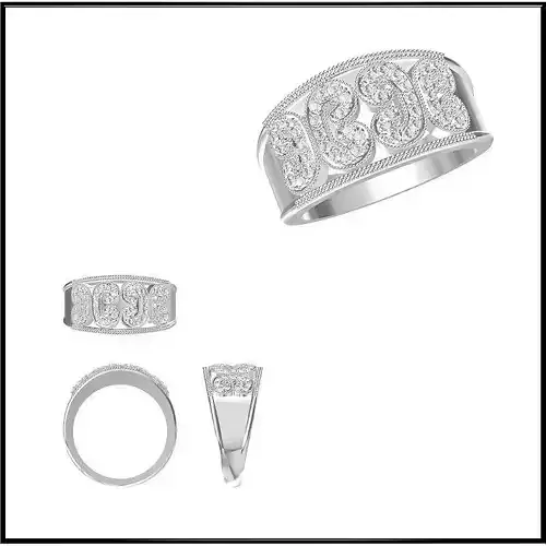 JCD Format Solid gold wedding rings jewelry