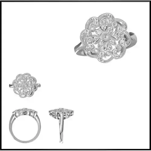 JCD Format Simple wedding rings jewellery jcd design