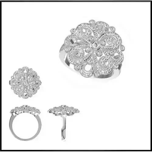 JCD Format Simple wedding rings jcd jewelry