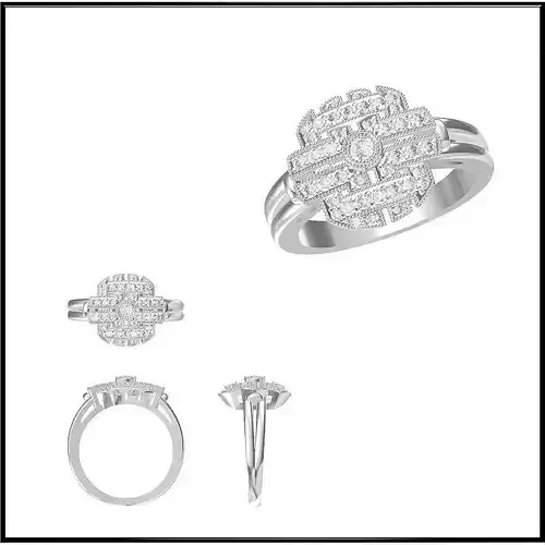 JCD Format Moissanite wedding rings jcd design