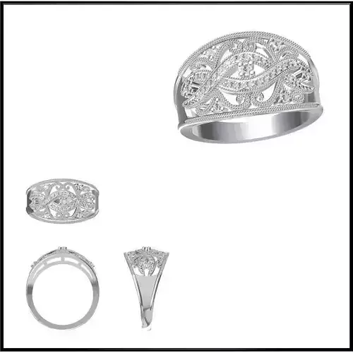 JCD Format Modern wedding rings jewelry jcd