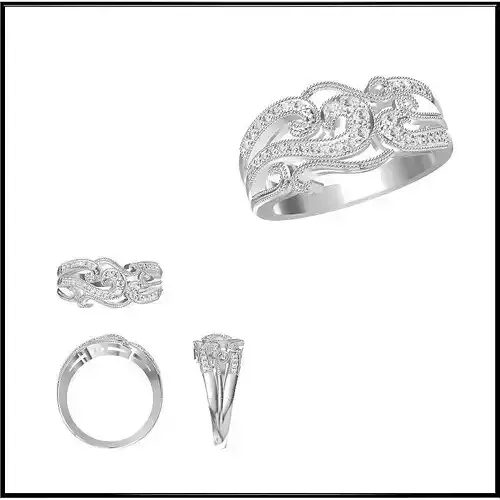 JCD Format Gold wedding ring jcd diamond jewellery design