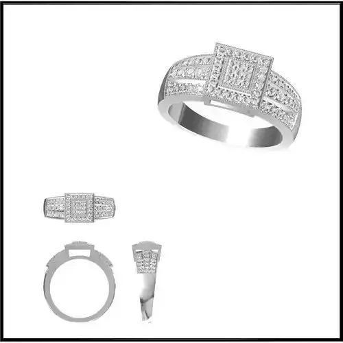 JCD Format Elegant gold wedding rings jewelers file set
