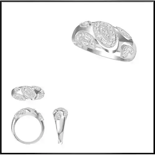 JCD Format Elegant gold wedding rings jcd jewelry design