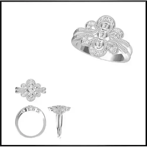 JCD Format Antique wedding rings metal file for jewelry making