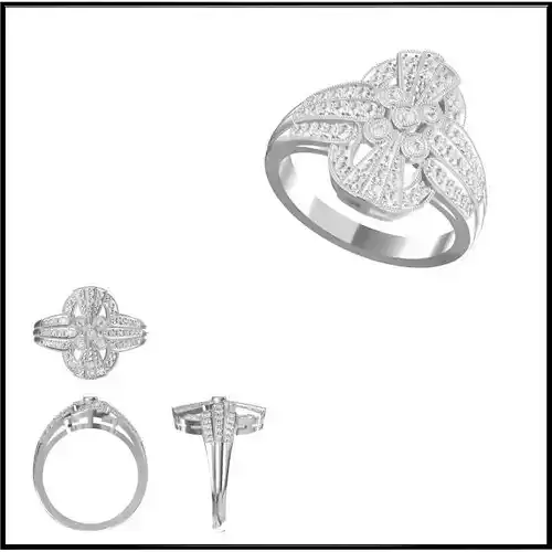 JCD Format Antique wedding rings jewelry