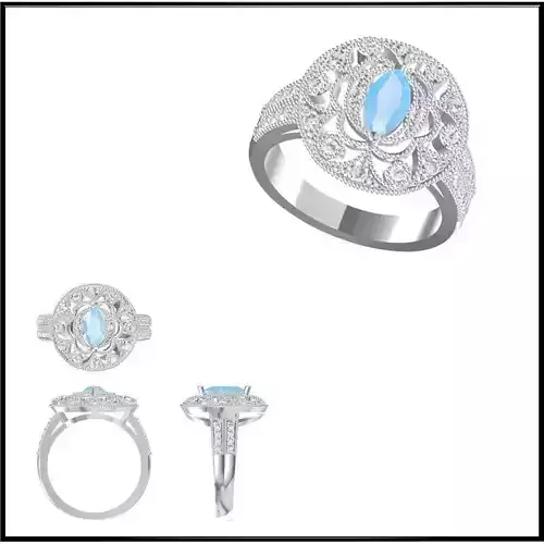 JCD Format Antique wedding rings jewellery jcd design