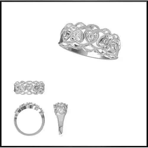 JCD Format  Antique wedding rings jcd diamond jewellery design