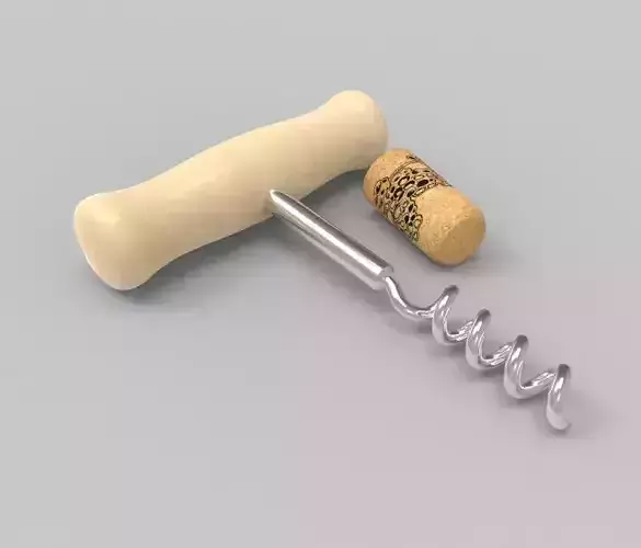 Corkscrew 3D model