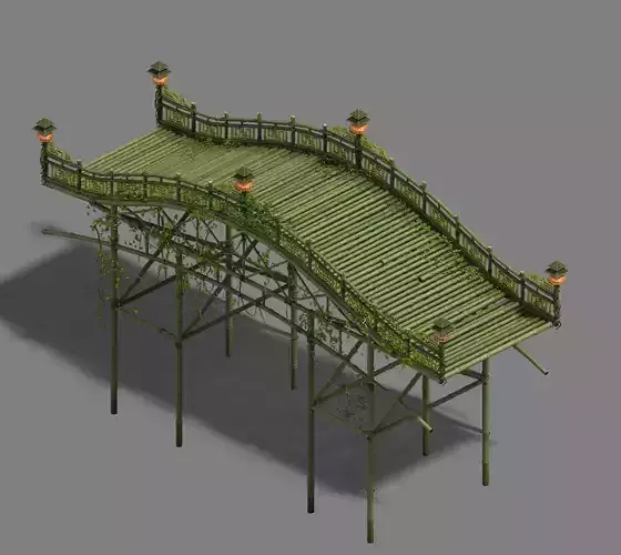 Shushan - bamboo bridge