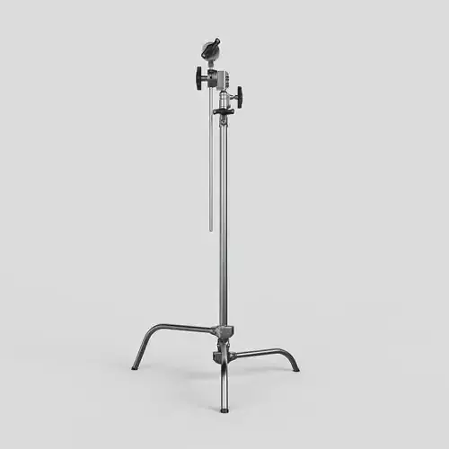C-Stand metal stand with tripod 3D model