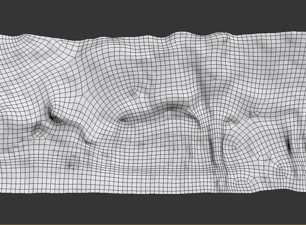 Snow fence 3D model_9