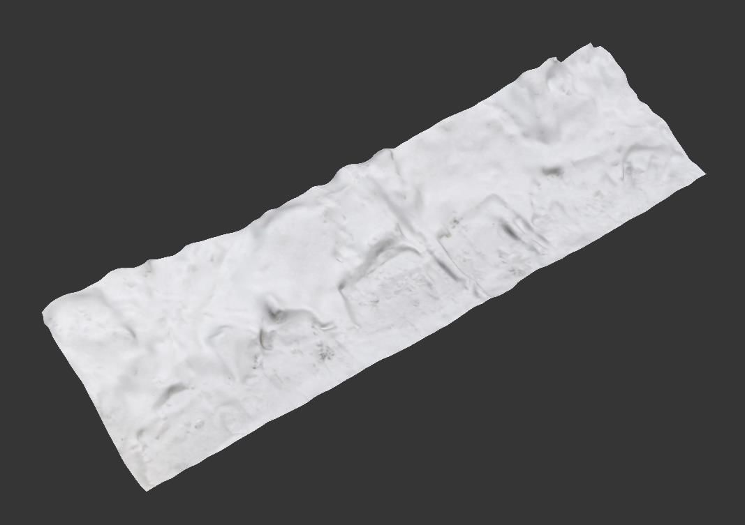 Snow fence 3D model_6