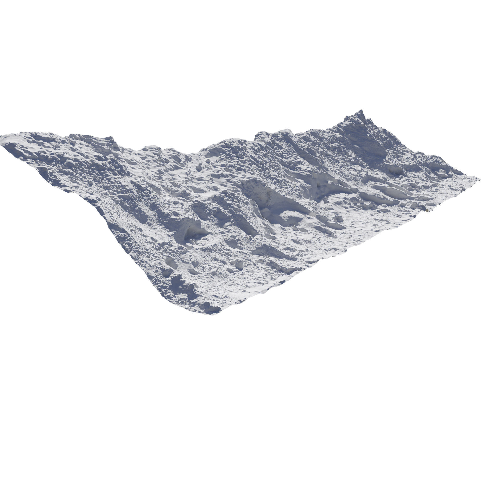 Snow fence 3D model_5