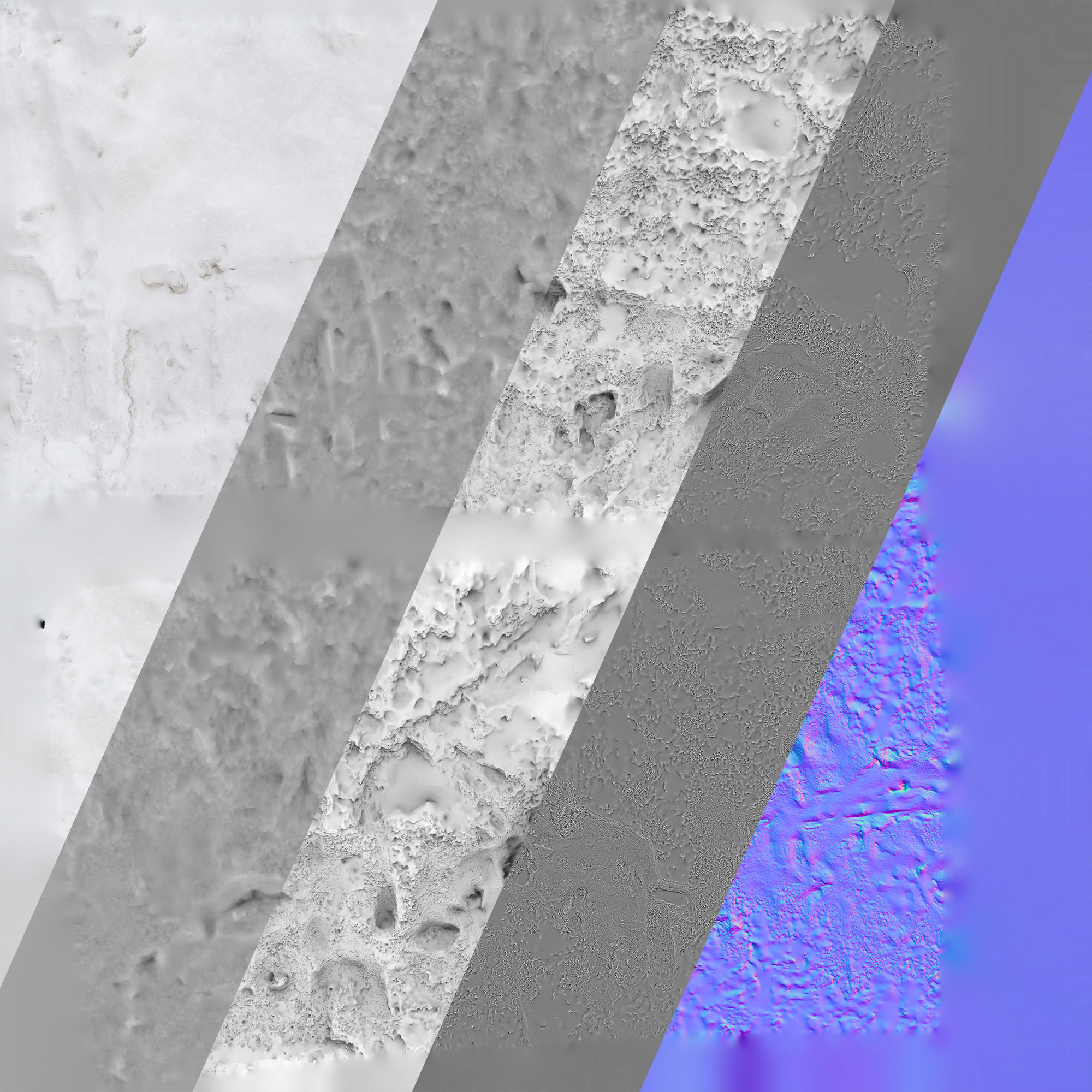 Snow fence 3D model_16