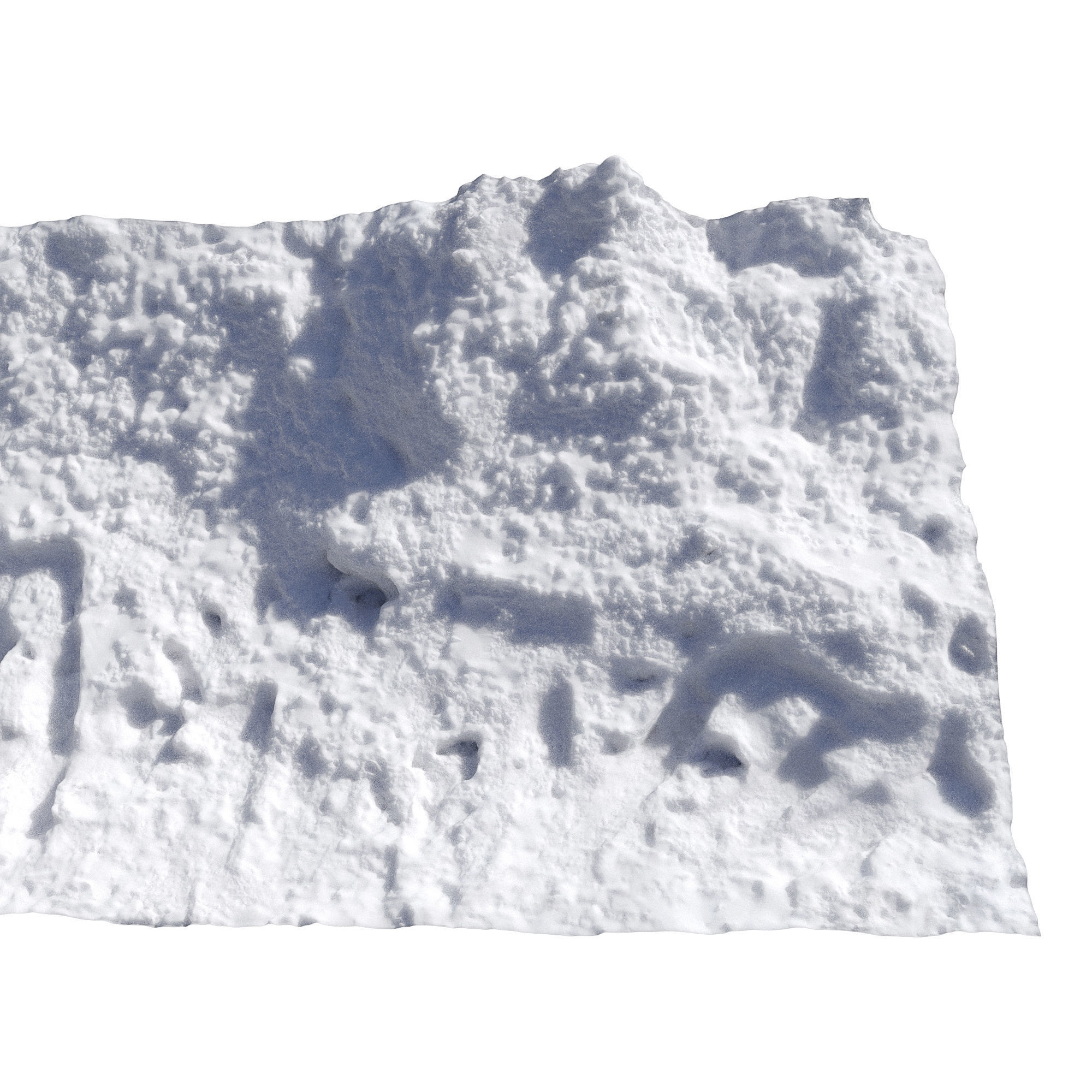 Snow fence 3D model_3