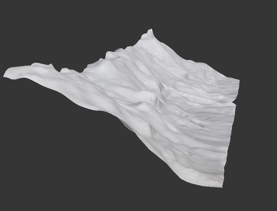 Snow fence 3D model_7