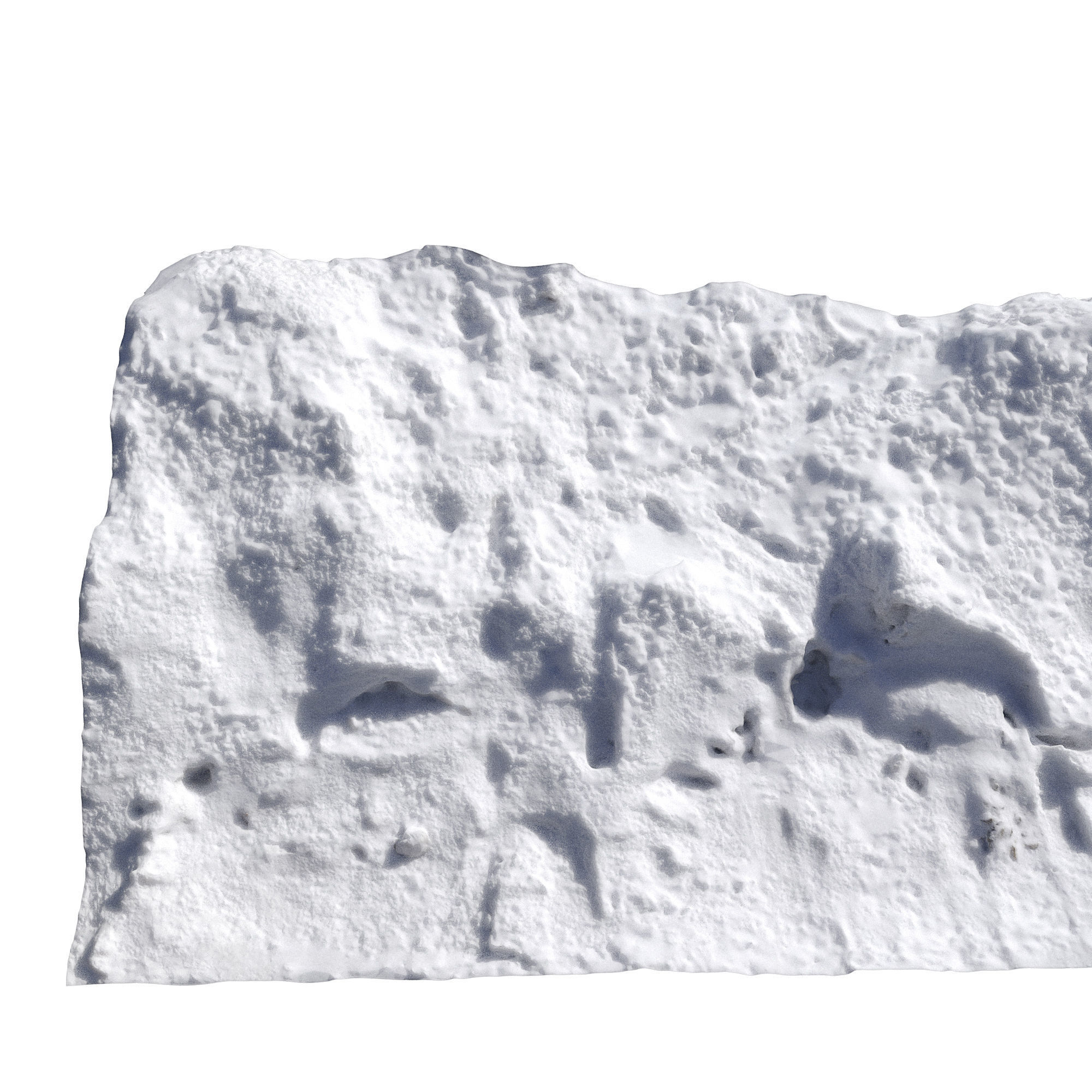 Snow fence 3D model_4