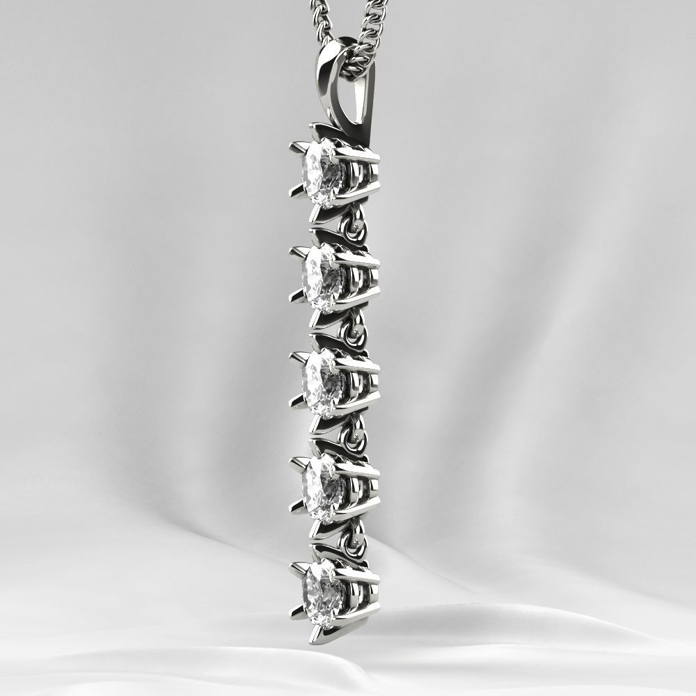 Big Gems Gold Pendant 3D print model_17