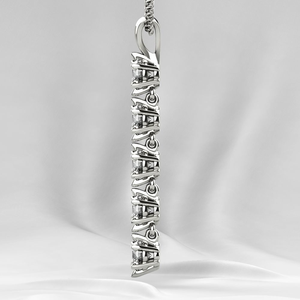 Big Gems Gold Pendant 3D print model_18