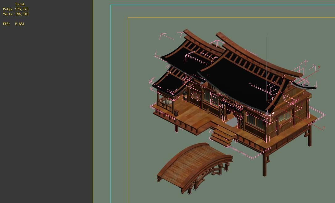 Peach Blossom Village - residential 01 3D model_1