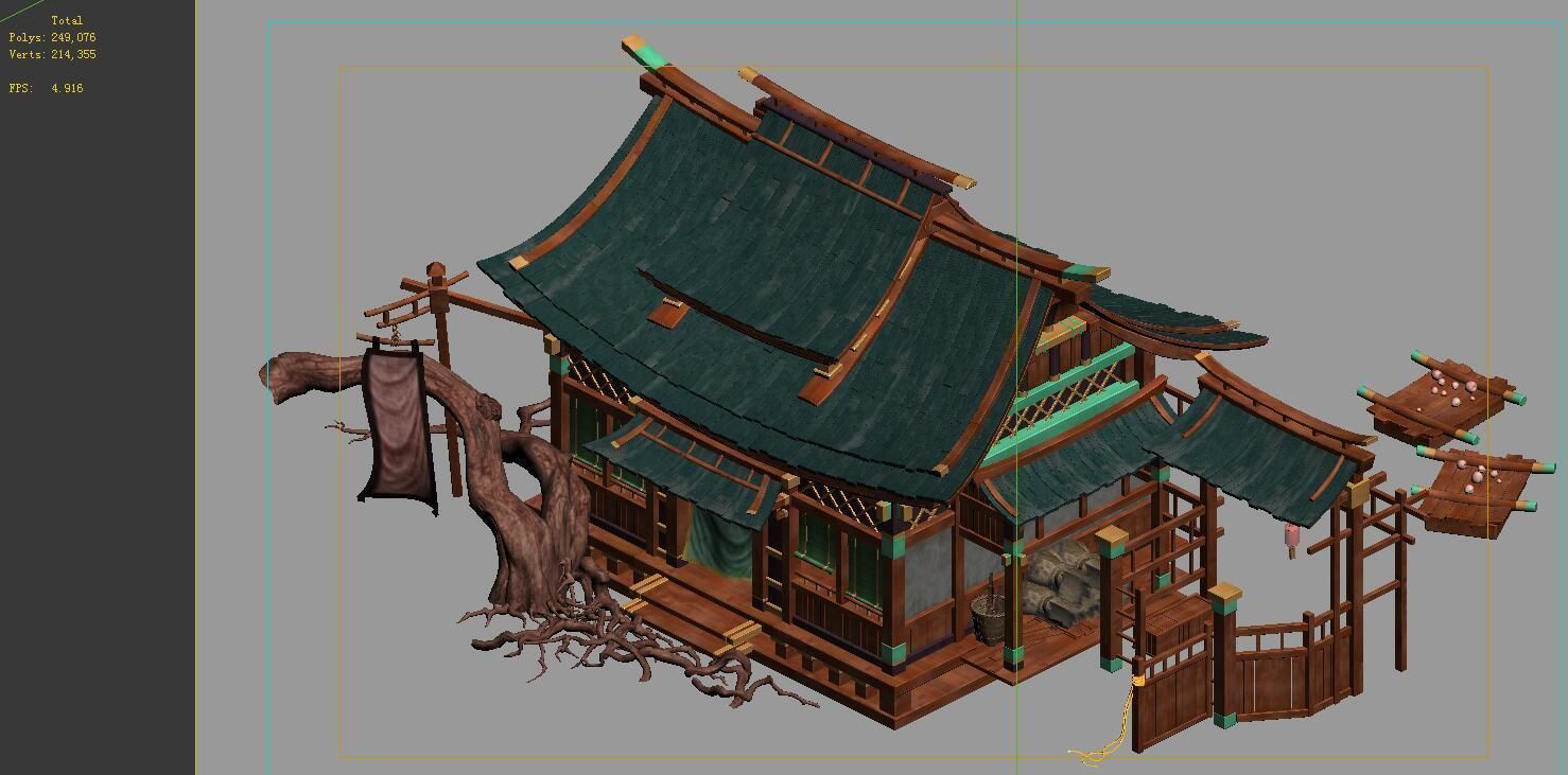 Peach Blossom Village - Inn 3D model_2