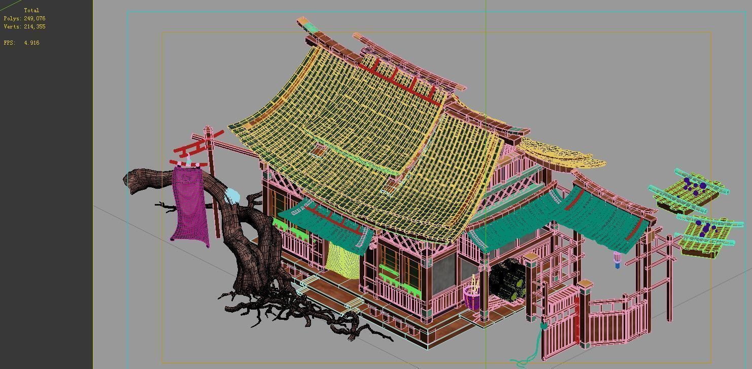 Peach Blossom Village - Inn 3D model_3