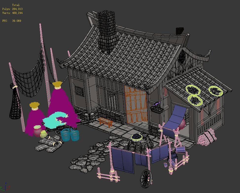 Countryside - Farmhouse 02 3D model_2