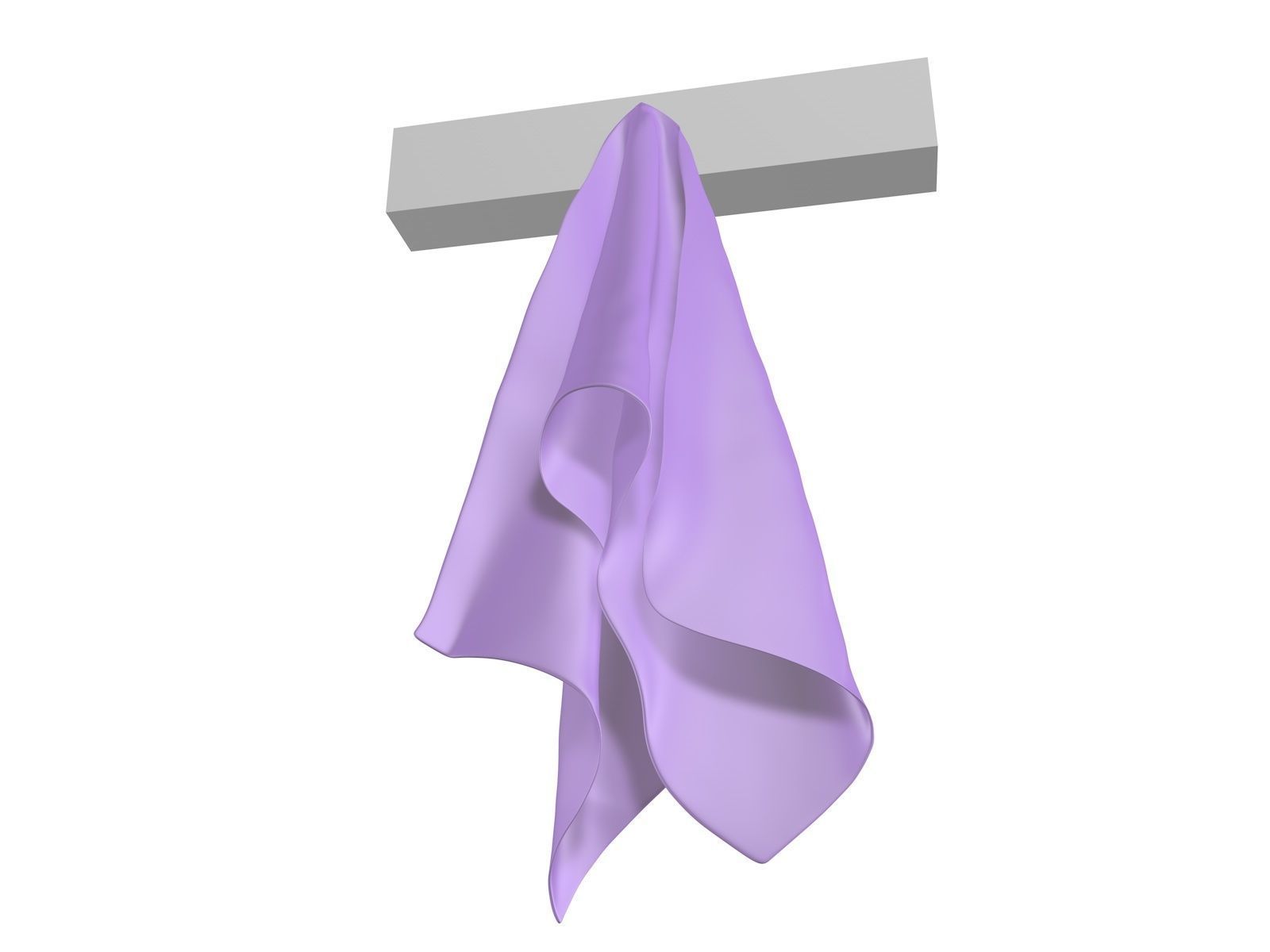 Towel 3D model_4