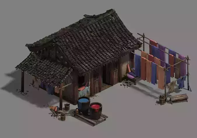 Small town - clothing store