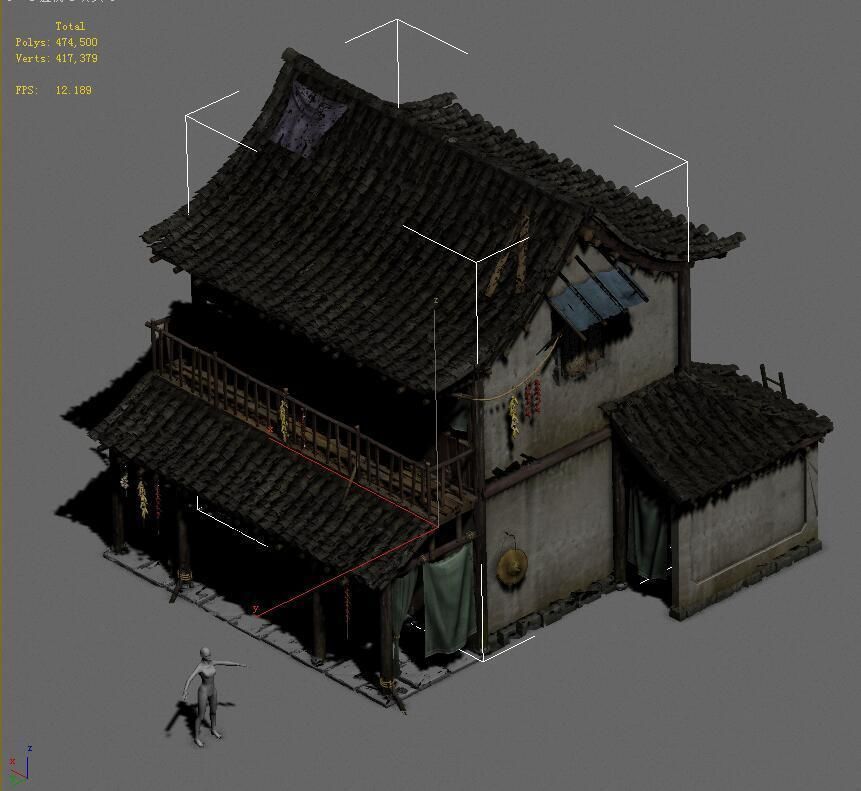 Small town - residential 05 3D model_2