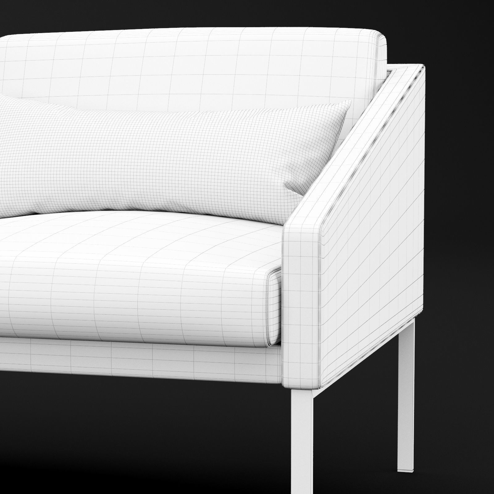 BT design Solo double 142 sofa 3D model_17