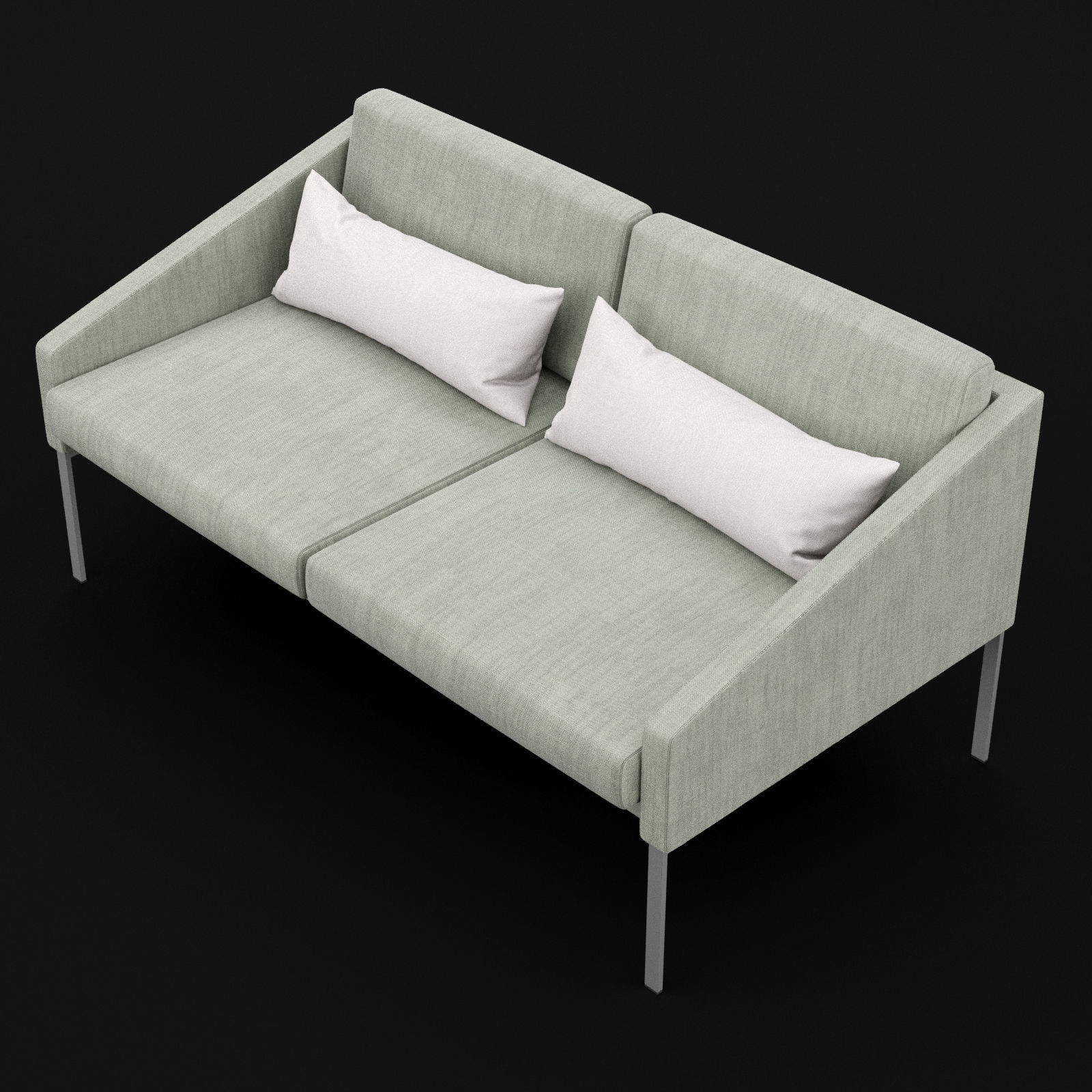 BT design Solo double 142 sofa 3D model_10