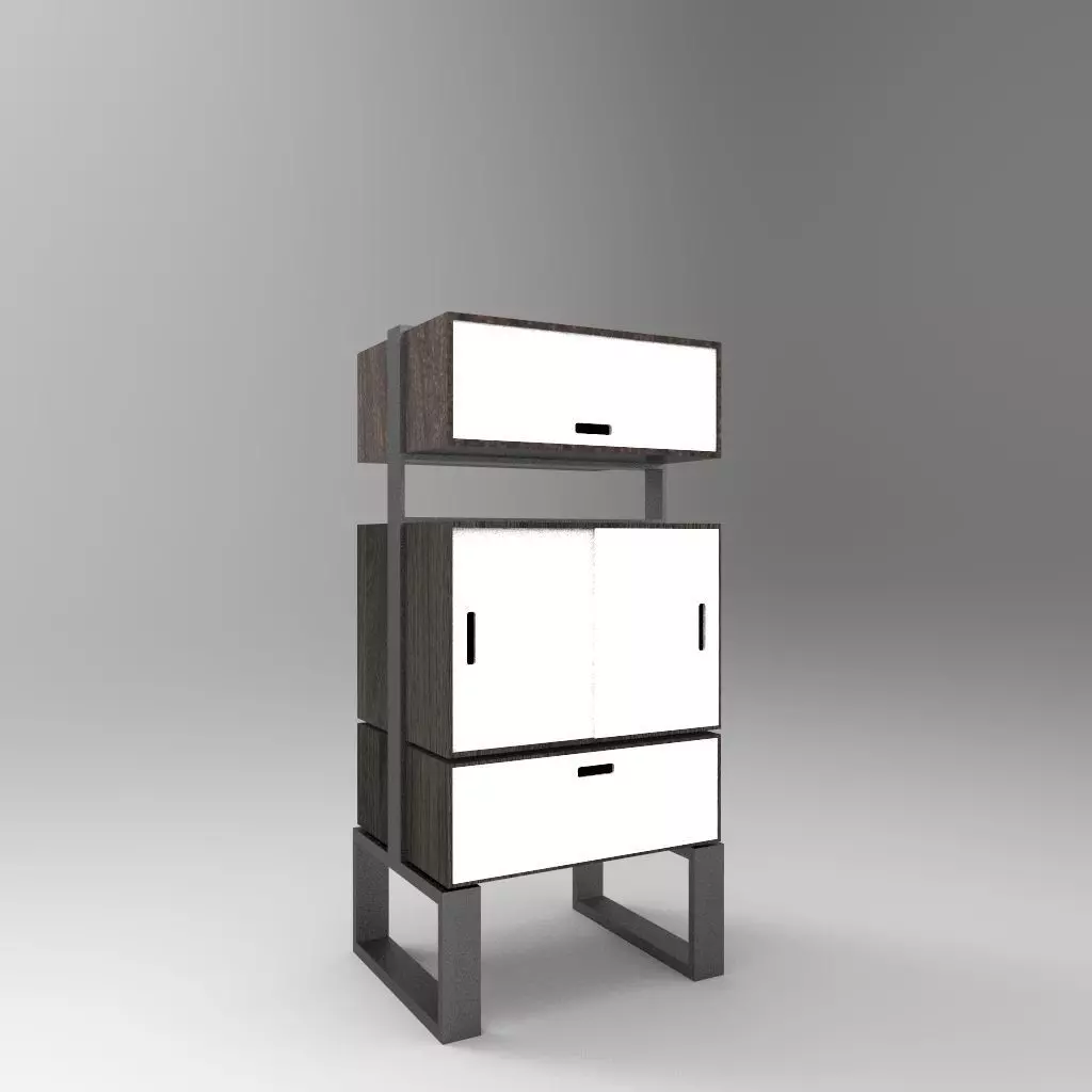 furniture design 3D model_0
