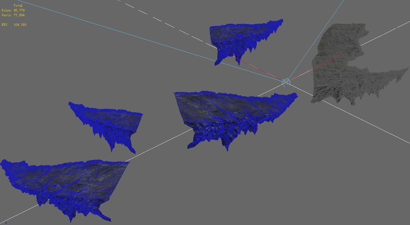 Xinshoucun - pointed stone 3D model_2