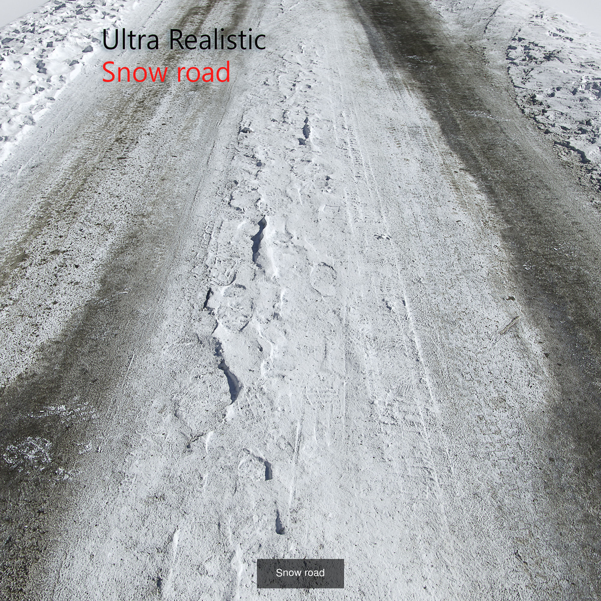 Snow collection ultra realistic fence _6