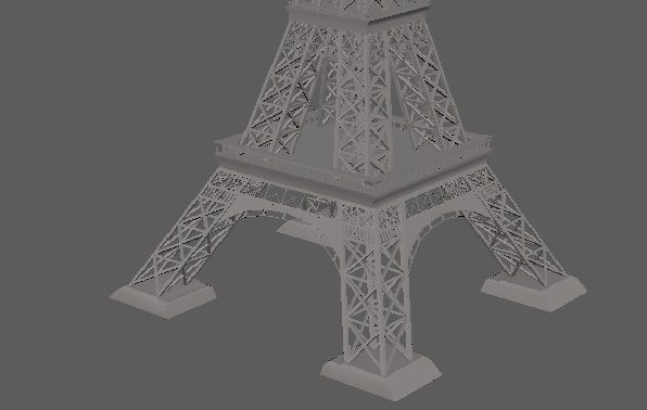 Eiffel Tower 3D model_6