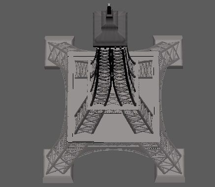 Eiffel Tower 3D model_1