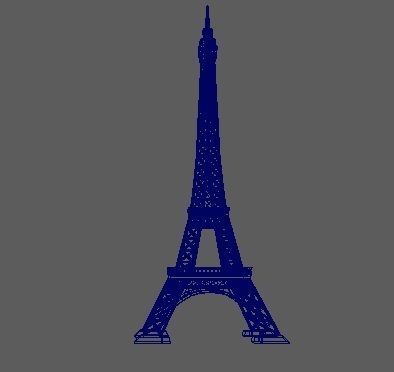 Eiffel Tower 3D model_4