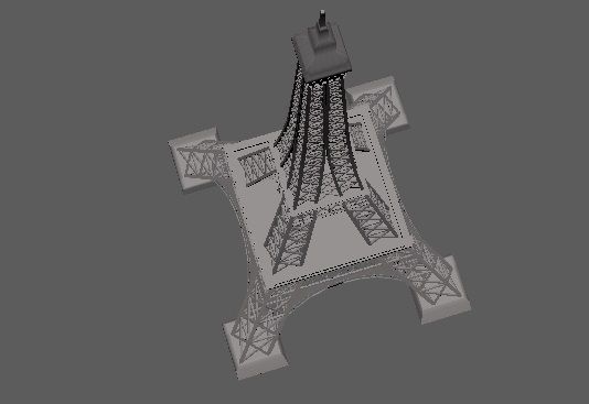 Eiffel Tower 3D model_5