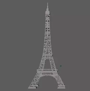 Eiffel Tower 3D model_0