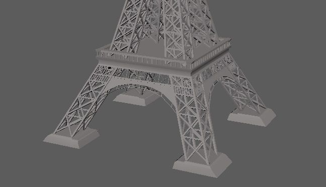Eiffel Tower 3D model_9